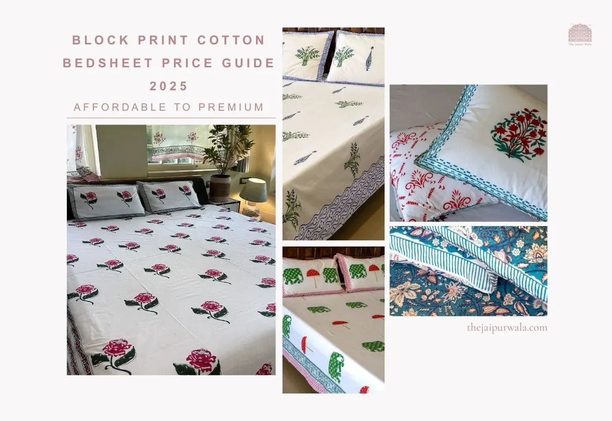 Block Print Cotton Bedsheet Price