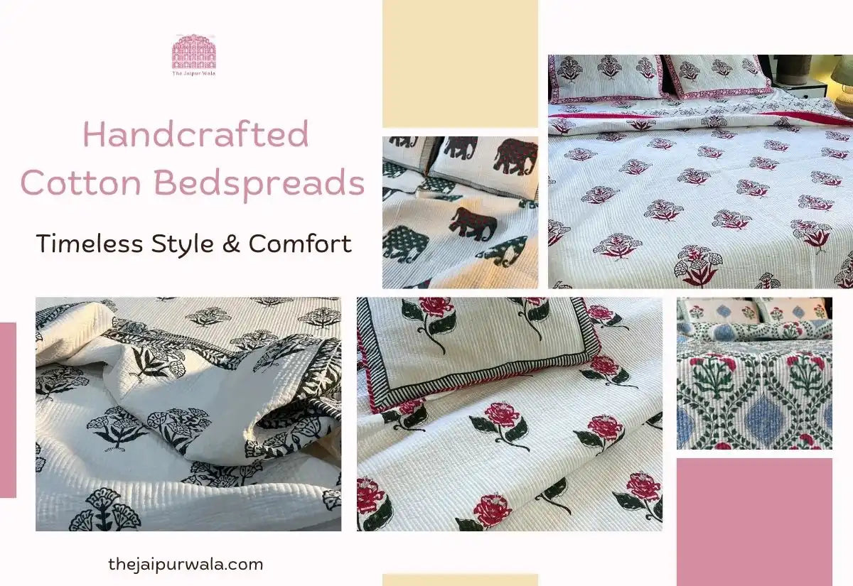 Handcrafted Cotton Bedspreads: Timeless Style Comfort