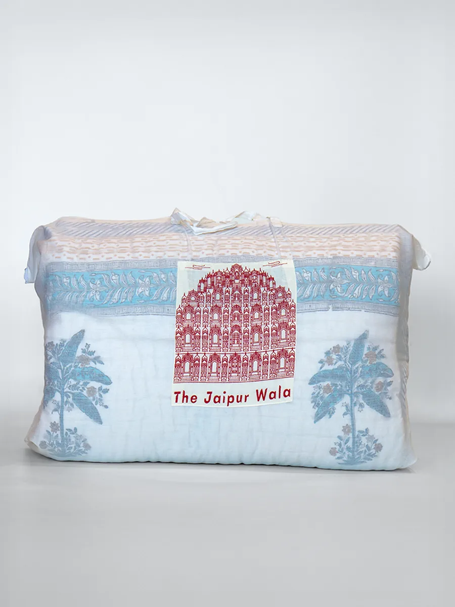 Banana Tree Muslin Razai