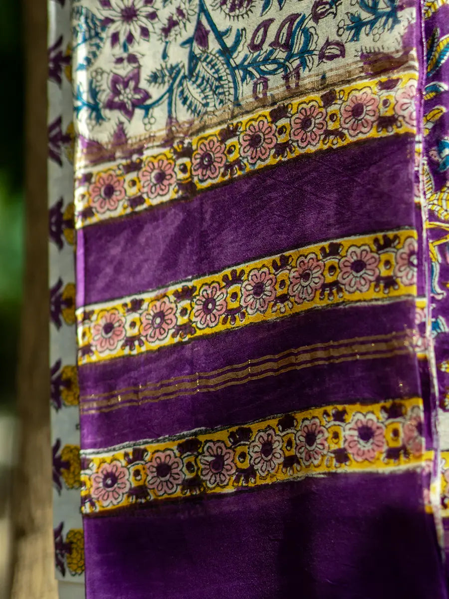 Bagh-e-Gul Chandari Silk Unstitched Suit Set