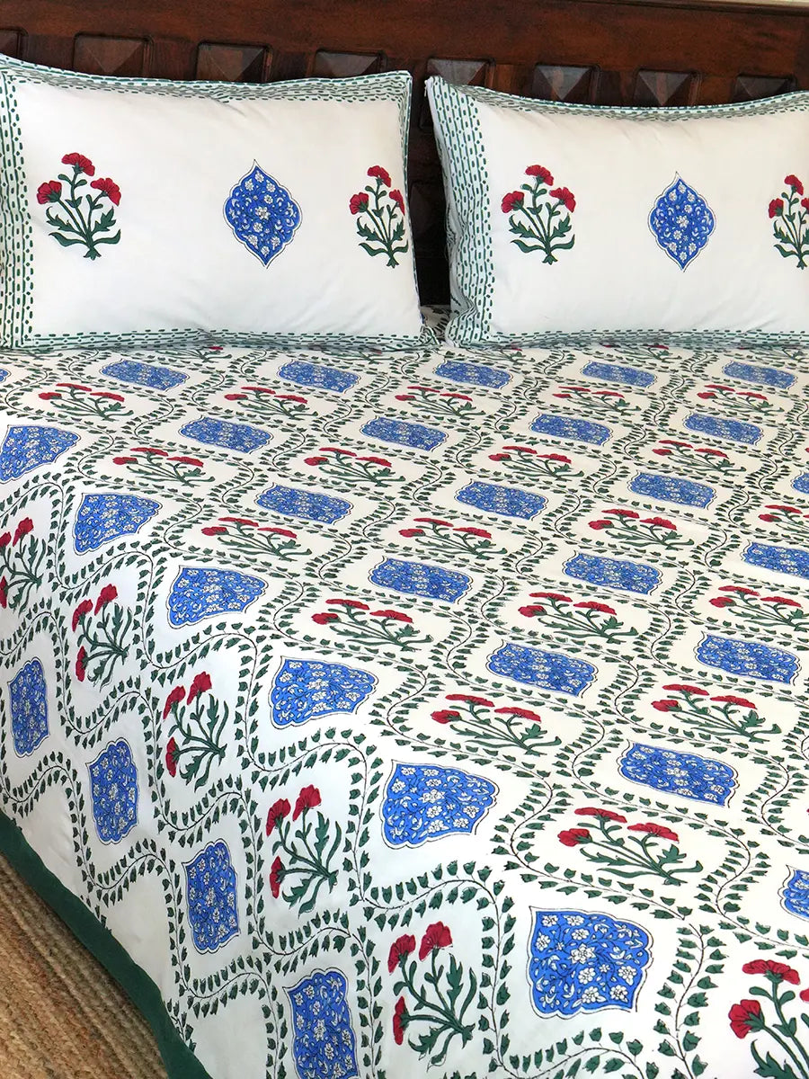 Baghiya Percale Cotton Bedsheet