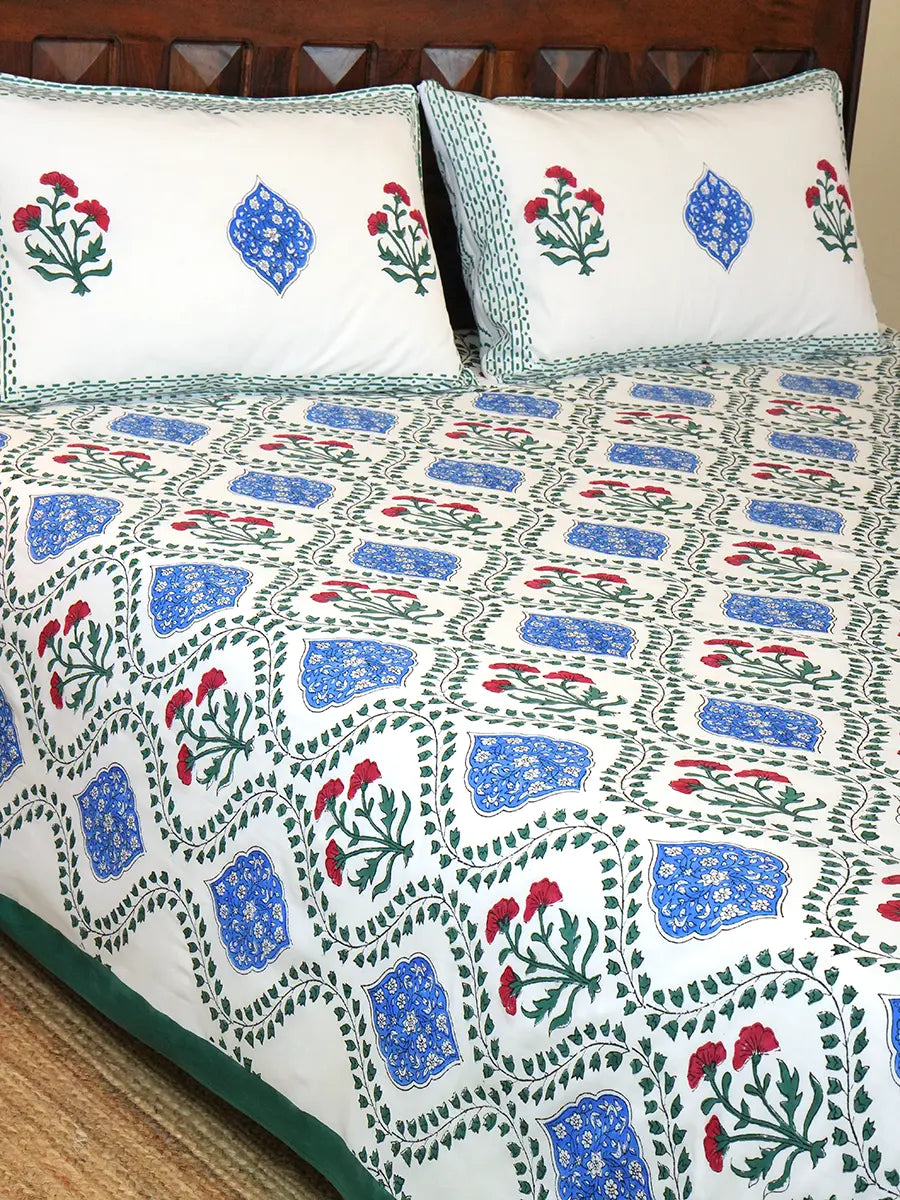 Baghiya Percale Cotton Bedsheet