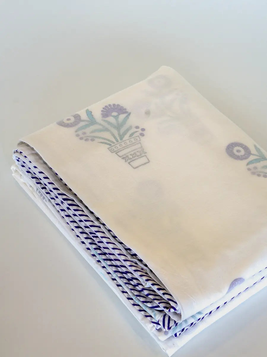 Blooming Vase Muslin Dohar