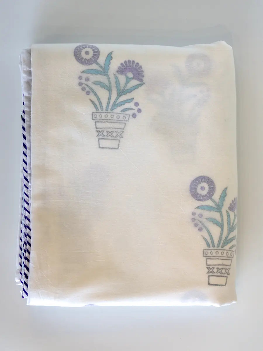 Blooming Vase Muslin Dohar