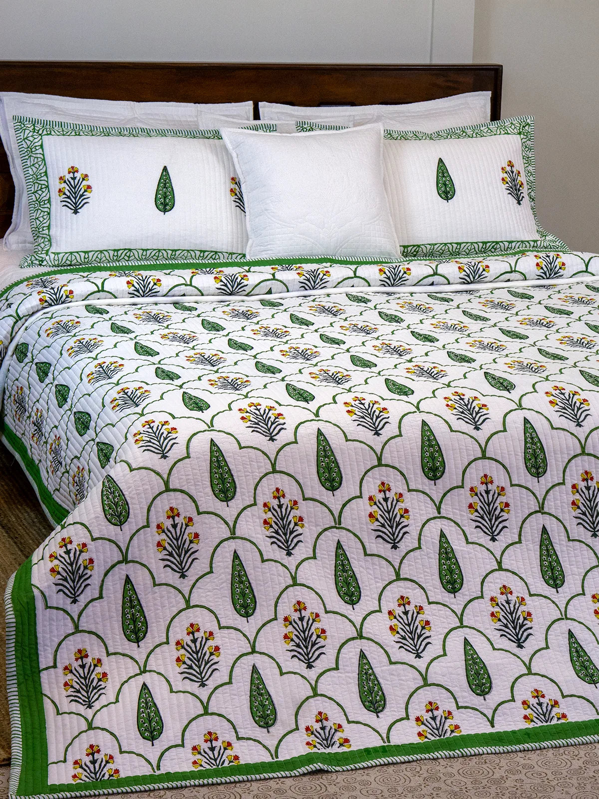 Floral Cotton Bedspread