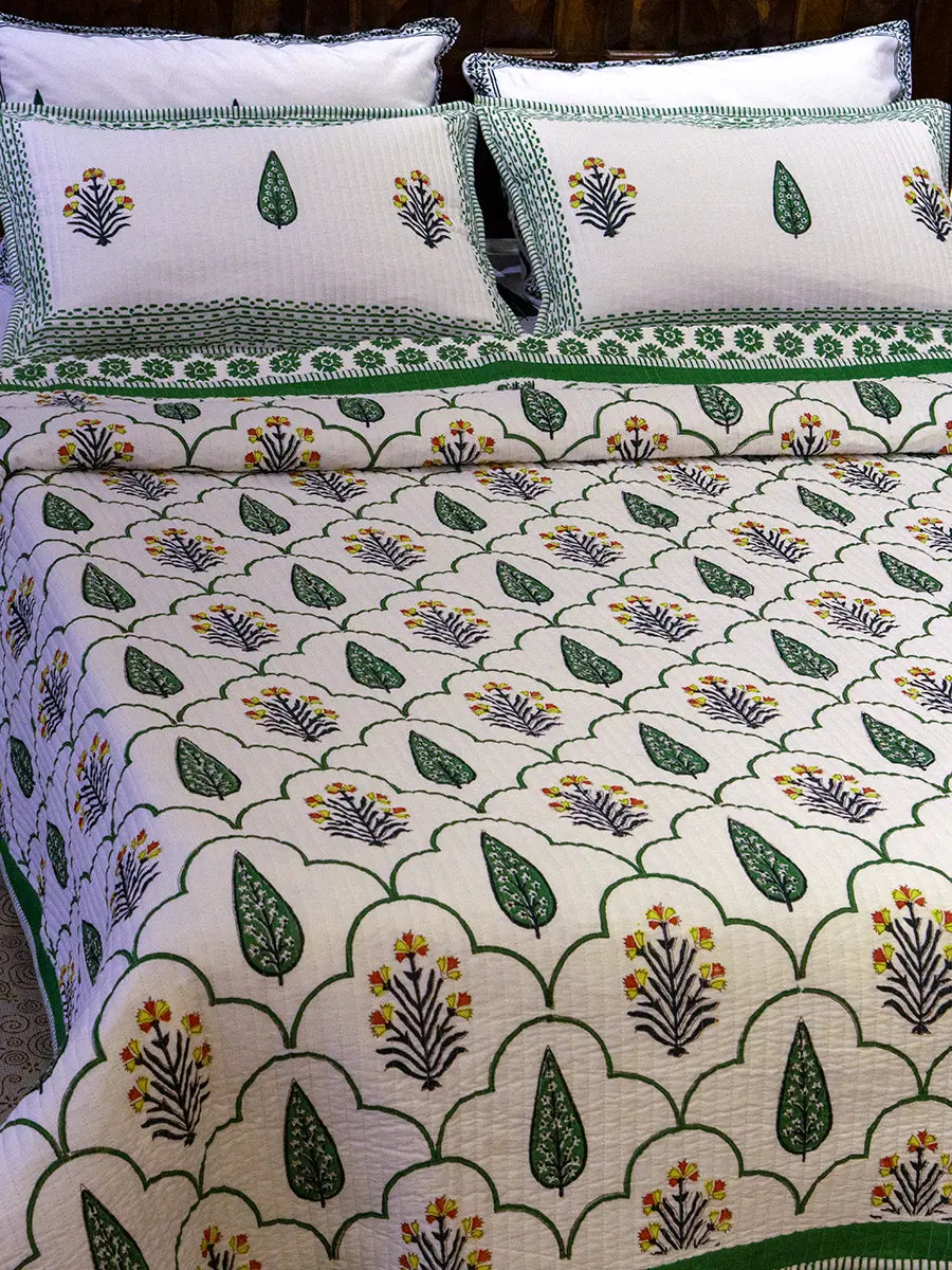 Floral Cotton Bedspread