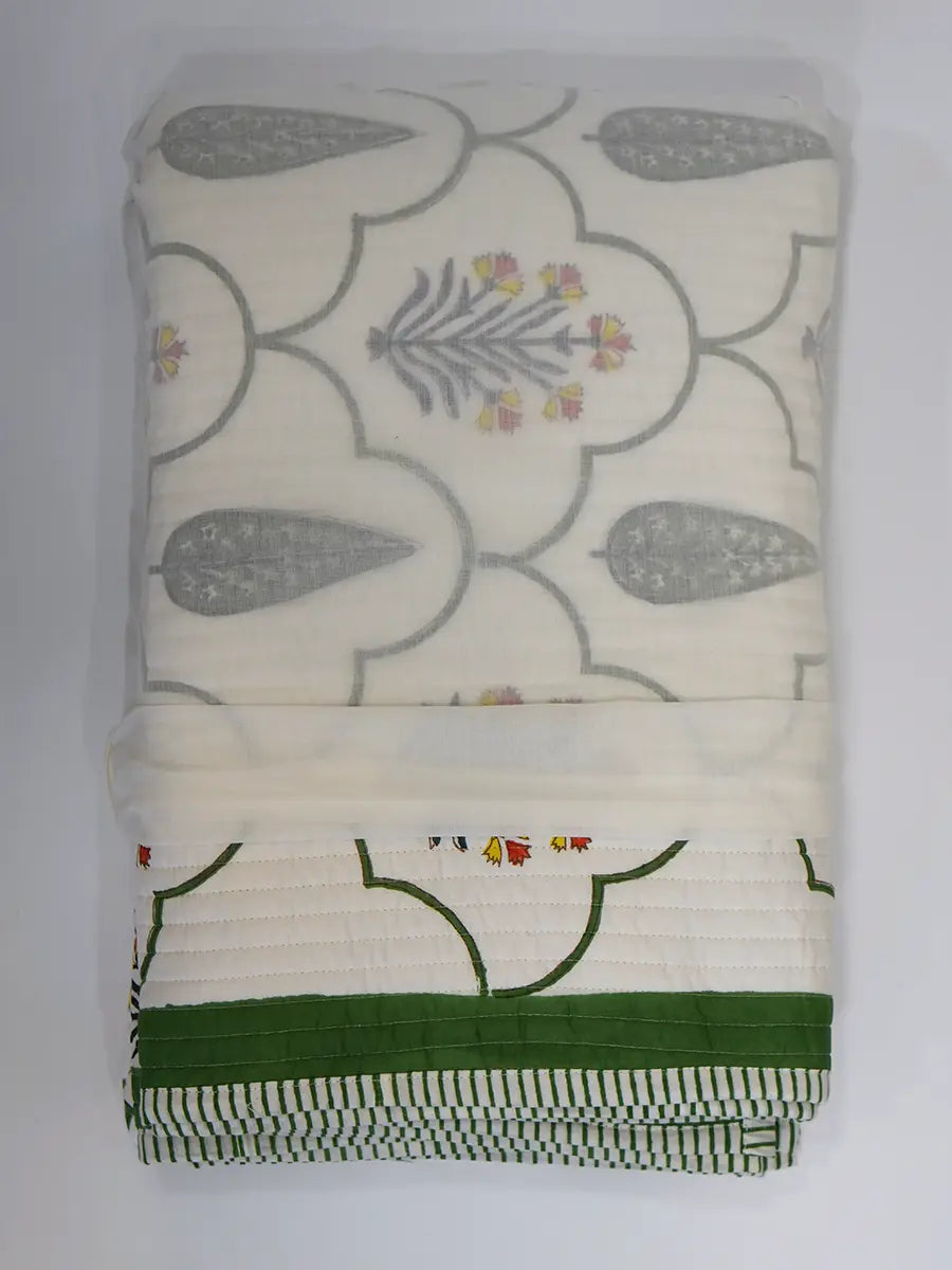 Floral Cotton Bedspread