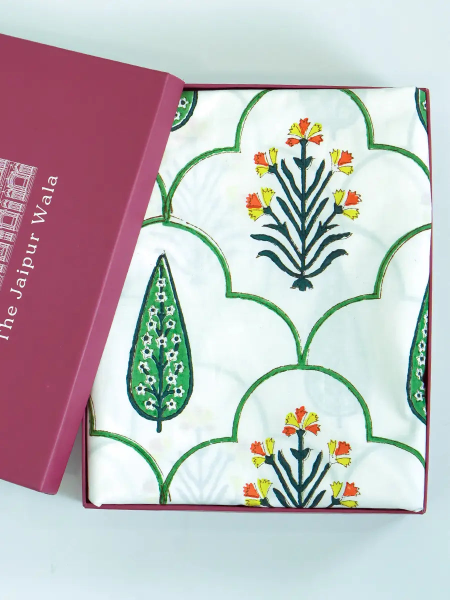 Floral Percale Cotton Bedsheet