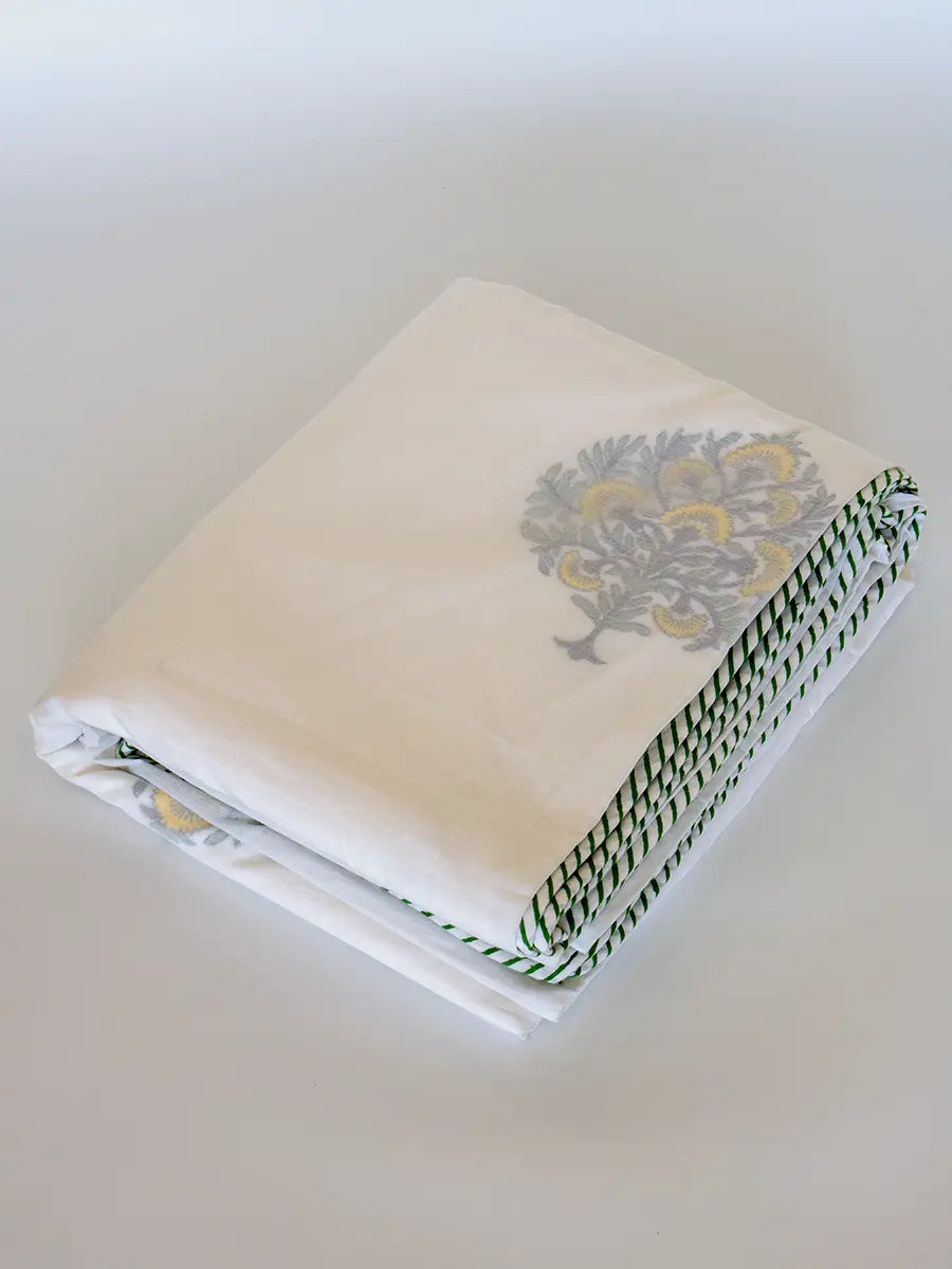 Golden Bloom Muslin Dohar