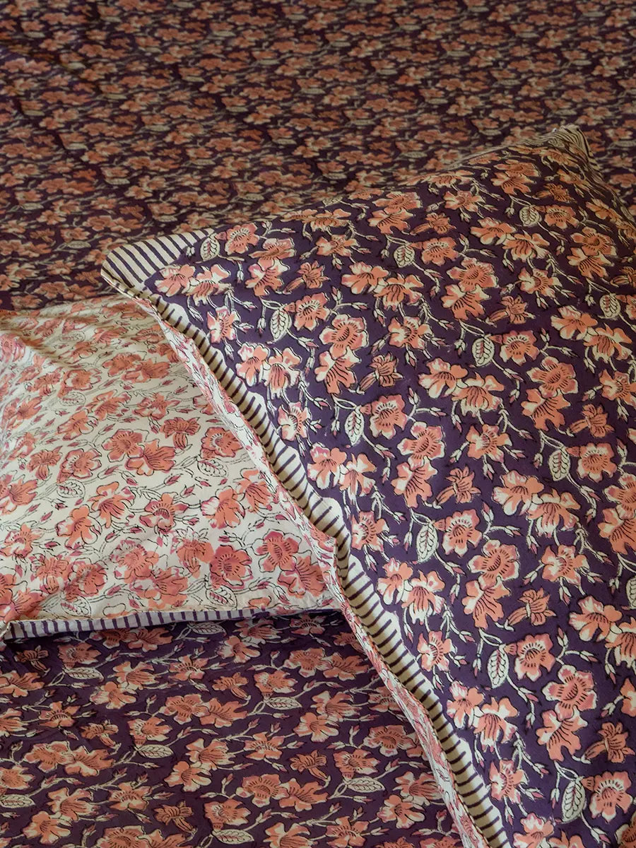 Gulab Bagh Percale Cotton Bedsheet