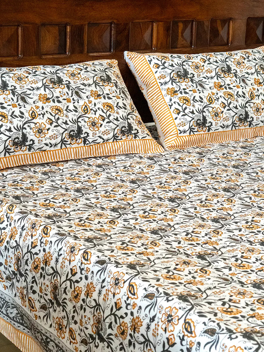 Honey Percale Cotton Bedsheet