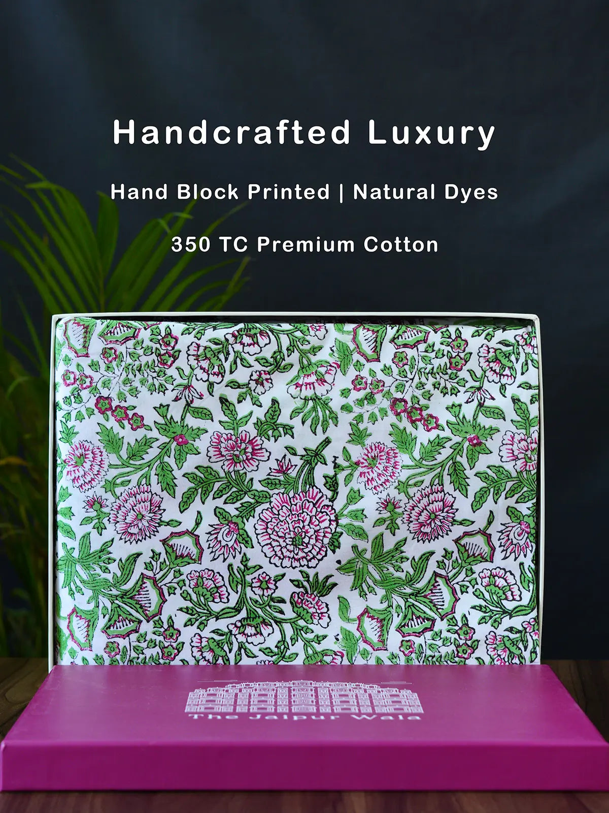 Misty Organic Percale Cotton Bedsheet