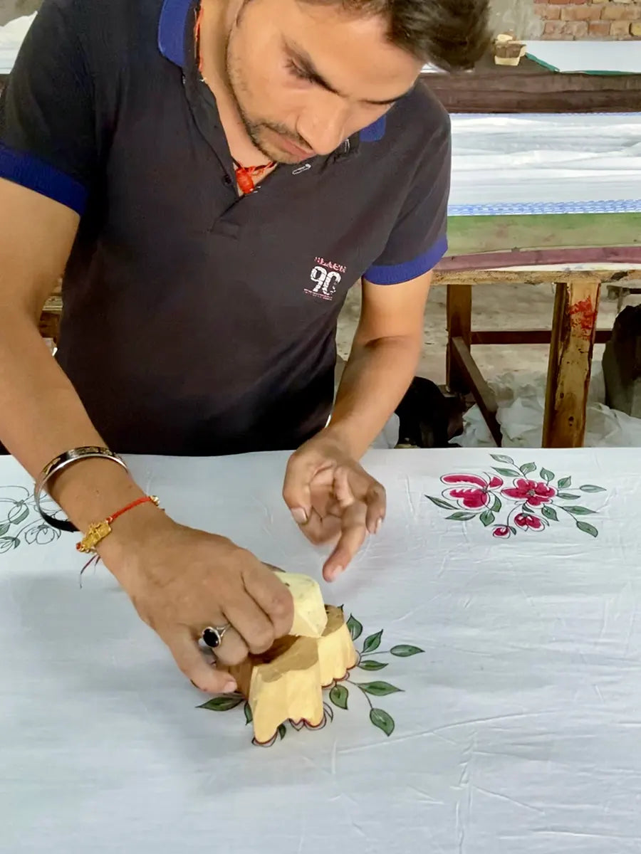 Organic Mulmul Cotton Quilt - Azalea