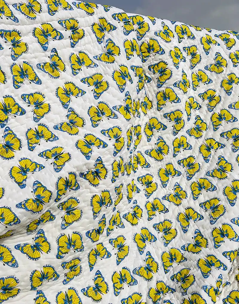Organic Mulmul Cotton Quilt - Butterfly