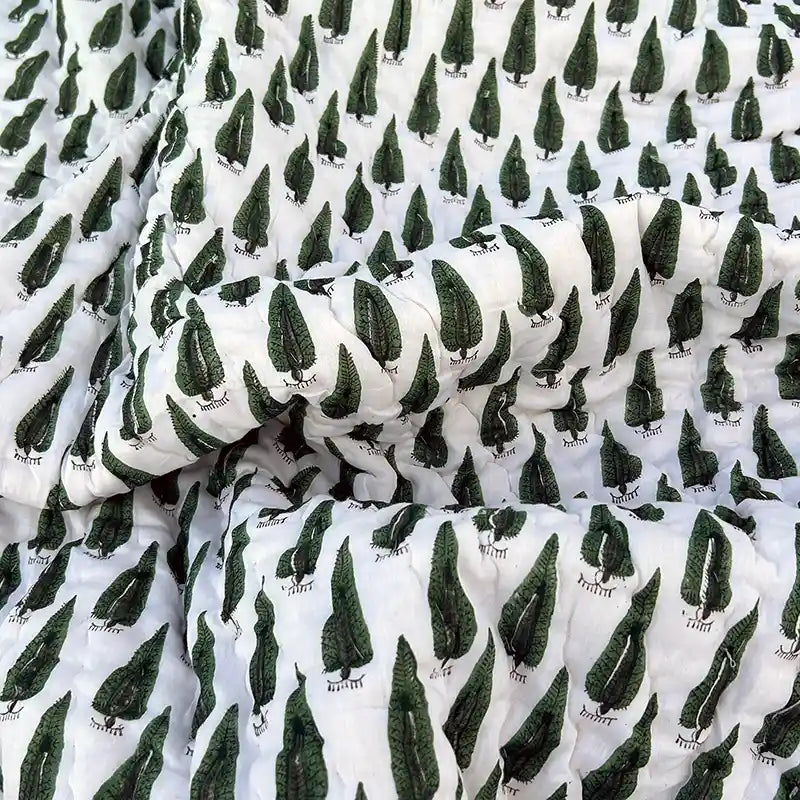 Organic Mulmul Cotton Quilt - Envy