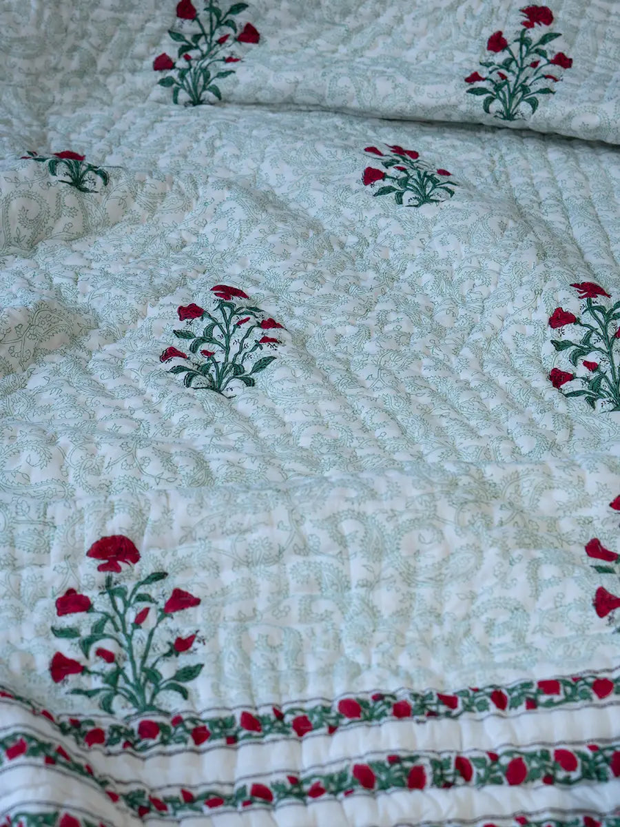 Organic Mulmul Cotton Quilt - Feya