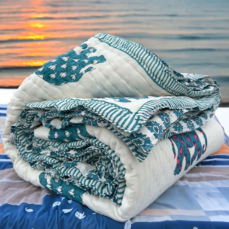 Organic Mulmul Cotton Quilt