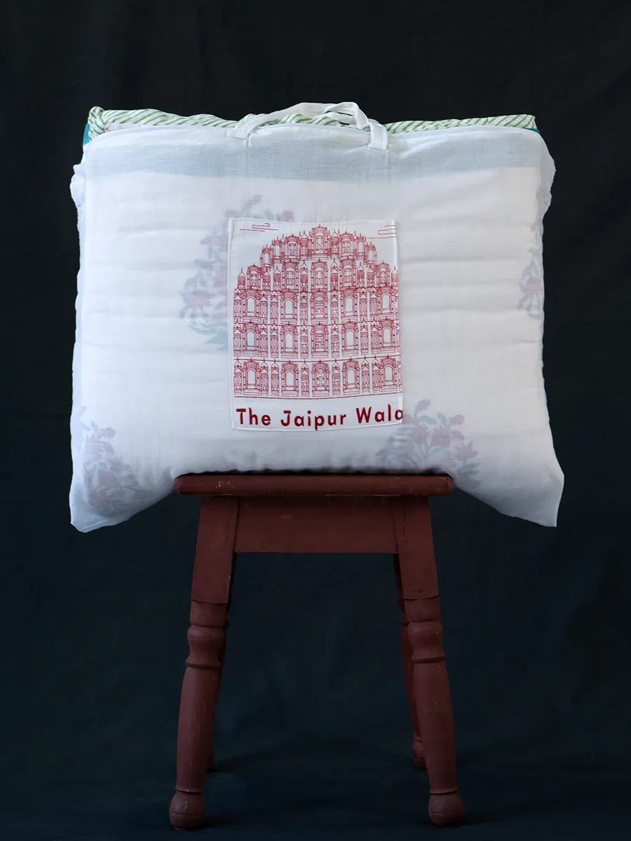 Organic Mulmul Cotton Quilt - Calla