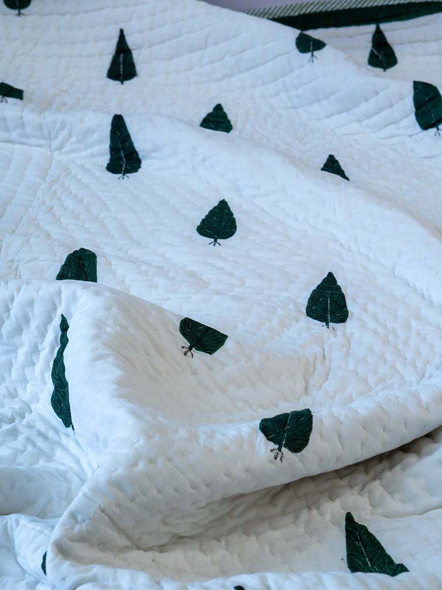 Organic Mulmul Cotton Quilt - Elle