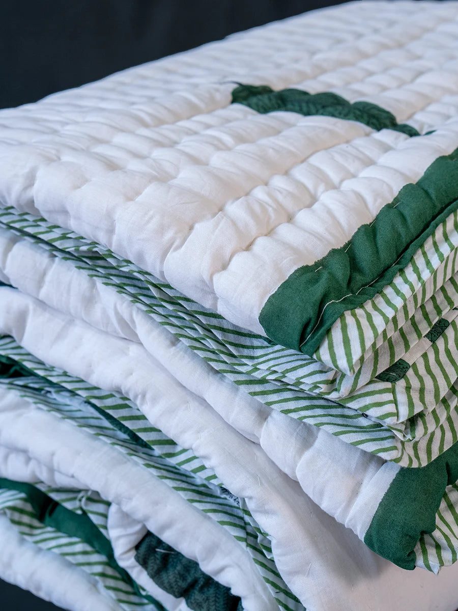 Organic Mulmul Cotton Quilt - Elle