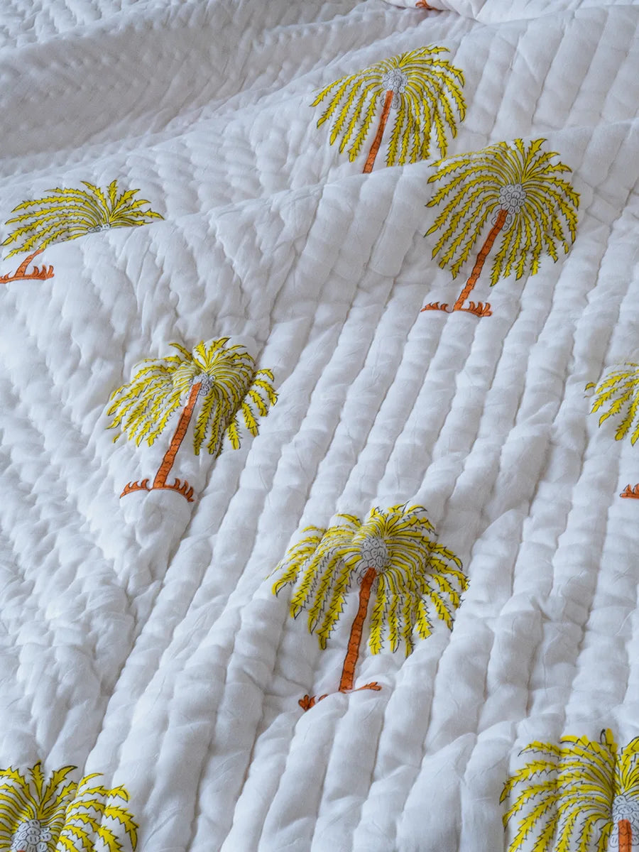 Palm Muslin Razai
