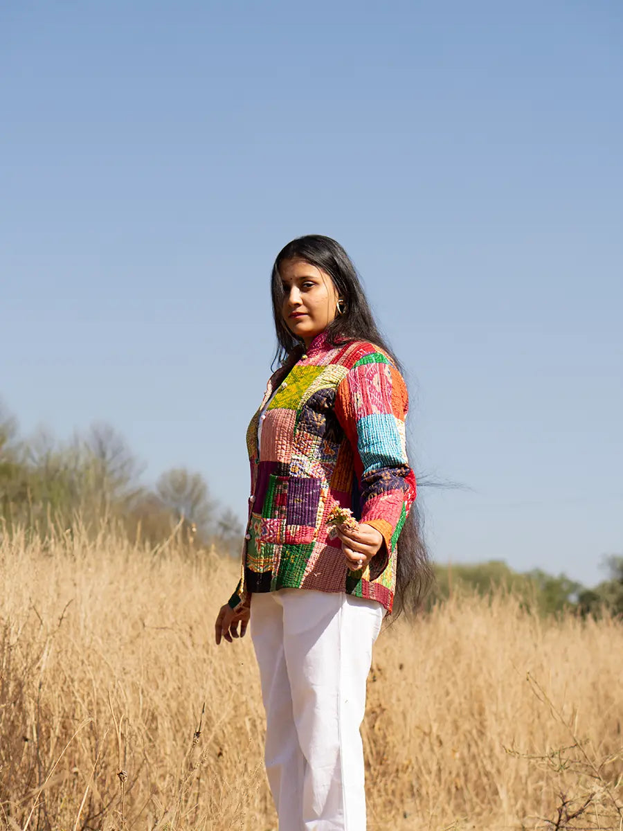 Patchwork Multicolor Jacket