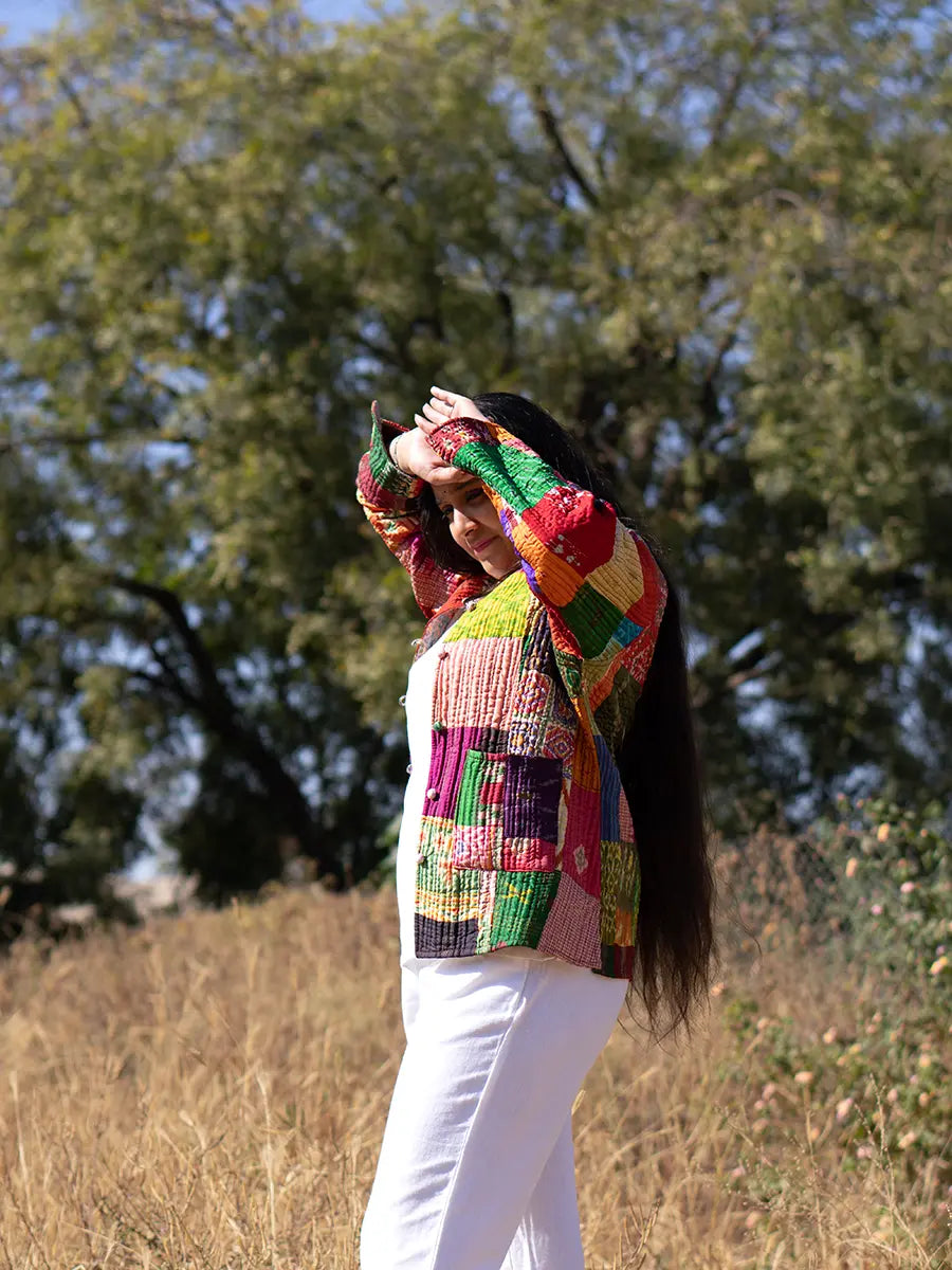 Patchwork Multicolor Jacket