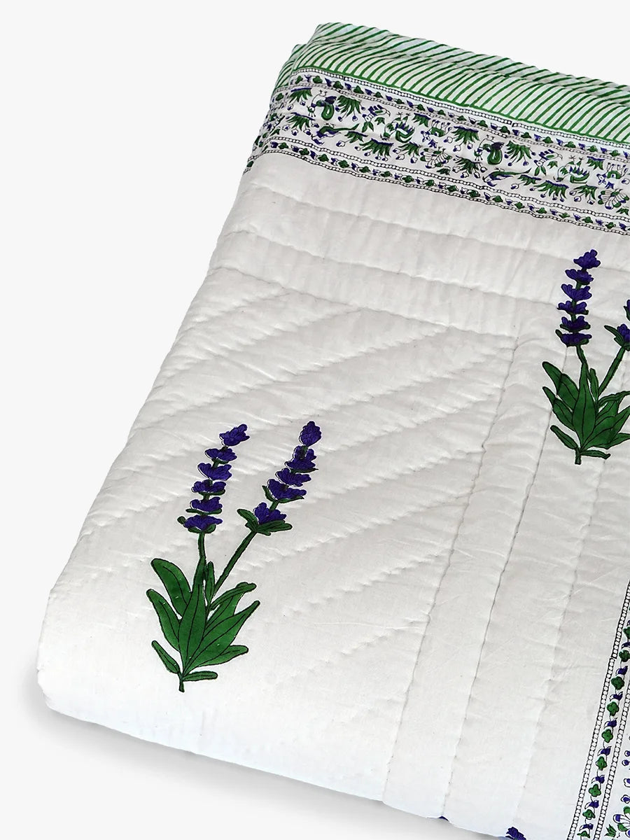 Premium Muslin Razai - Lavender
