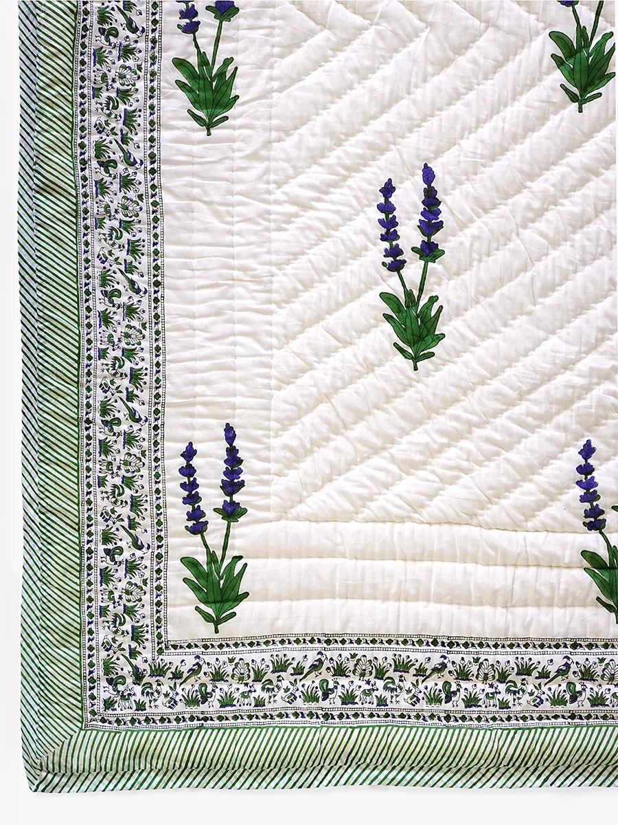 Premium Muslin Razai - Lavender