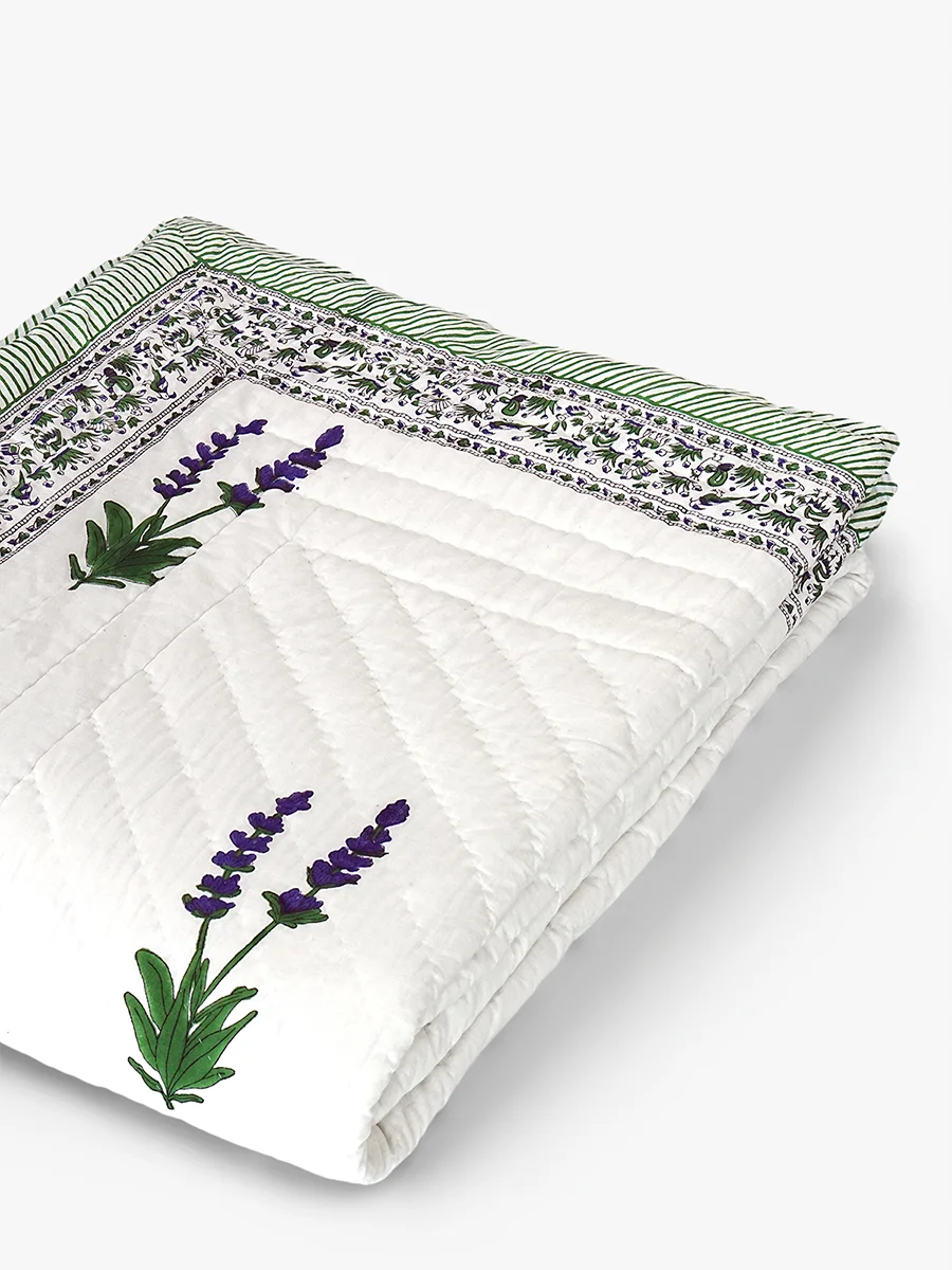 Premium Muslin Razai - Lavender