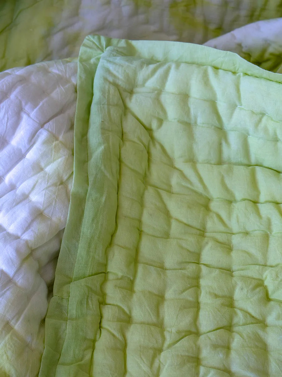 Raavi Organic Muslin Razai - Mist