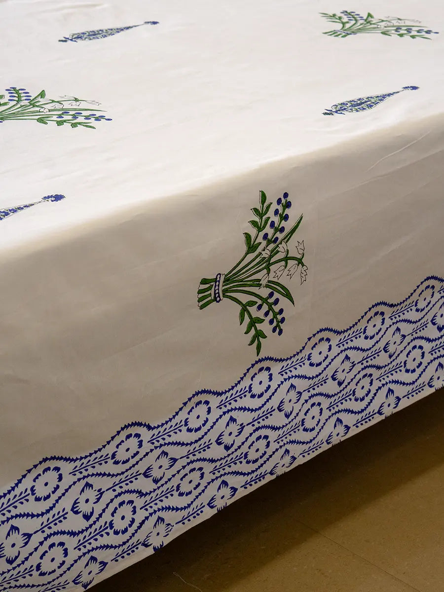 Royal Paisley Percale Cotton Bedsheet