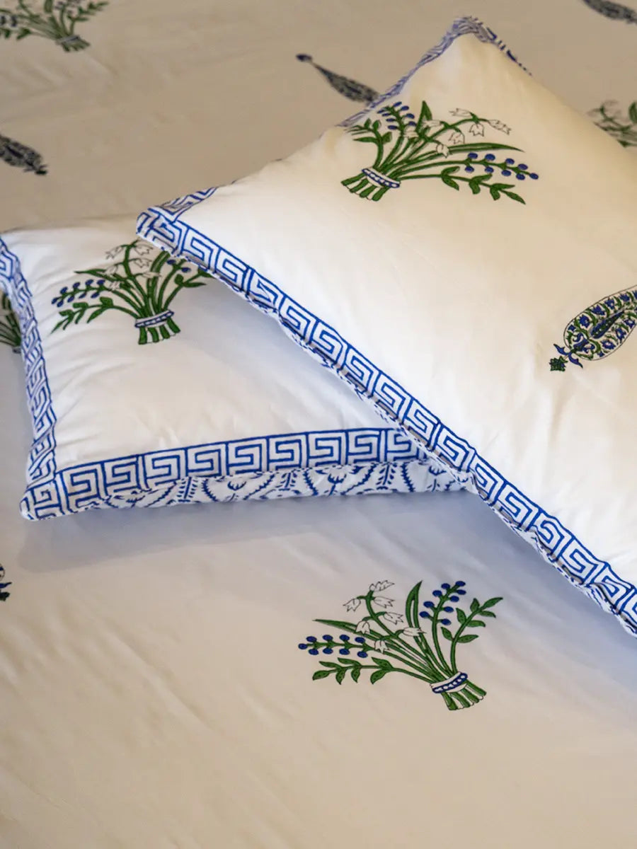 Royal Paisley Percale Cotton Bedsheet