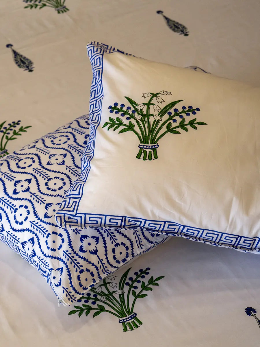 Royal Paisley Percale Cotton Bedsheet