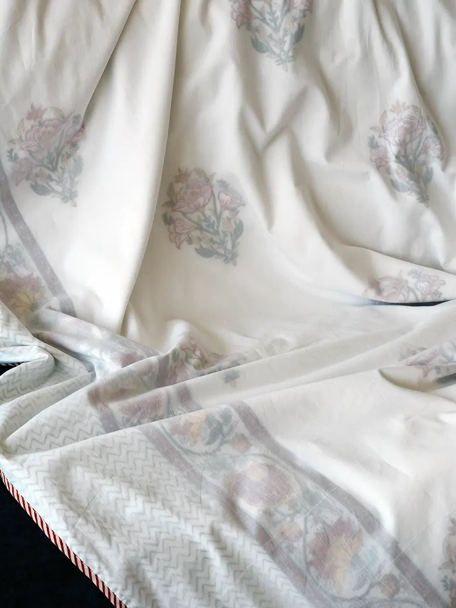 Ruby Bloom Muslin Dohar