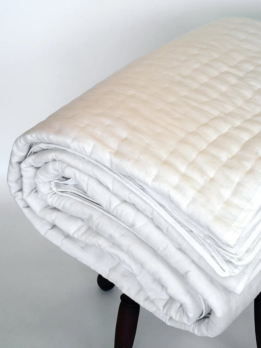 White Muslin Razai