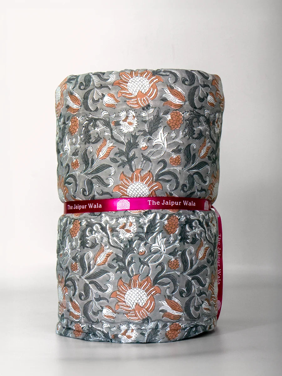 Winter Special Muslin Quilt - Rang Bagh