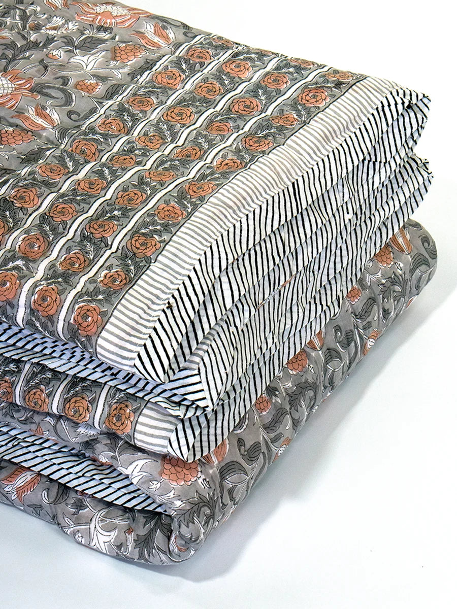 Winter Special Muslin Quilt - Rang Bagh