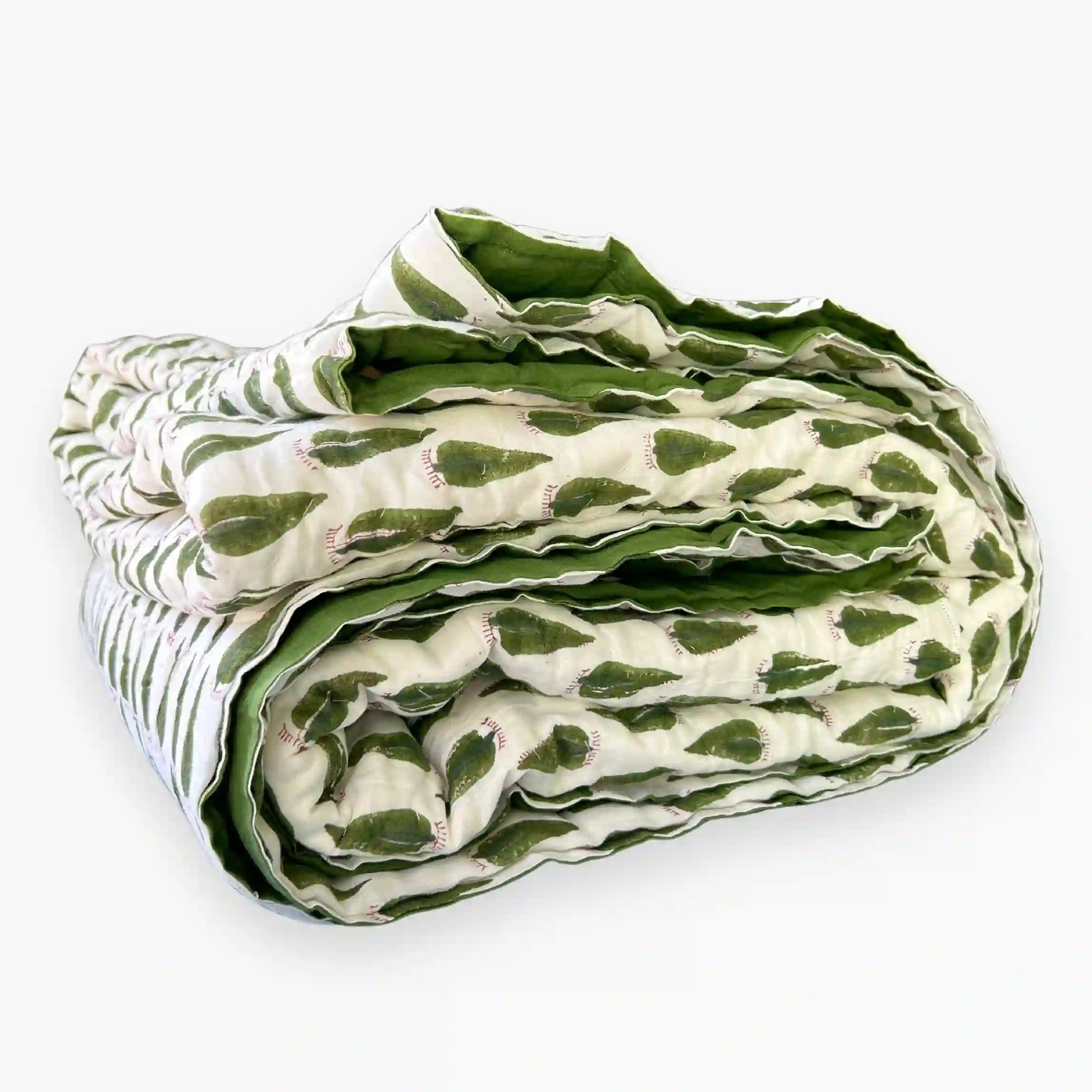 Organic Mulmul Cotton Quilt - Envy
