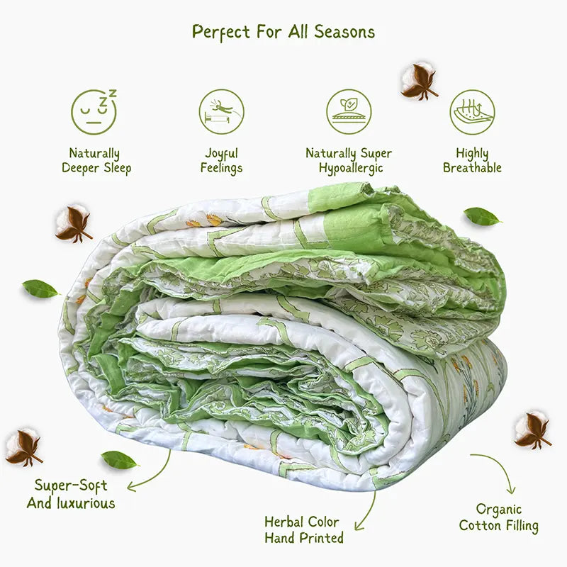 Organic Mulmul Cotton Quilt