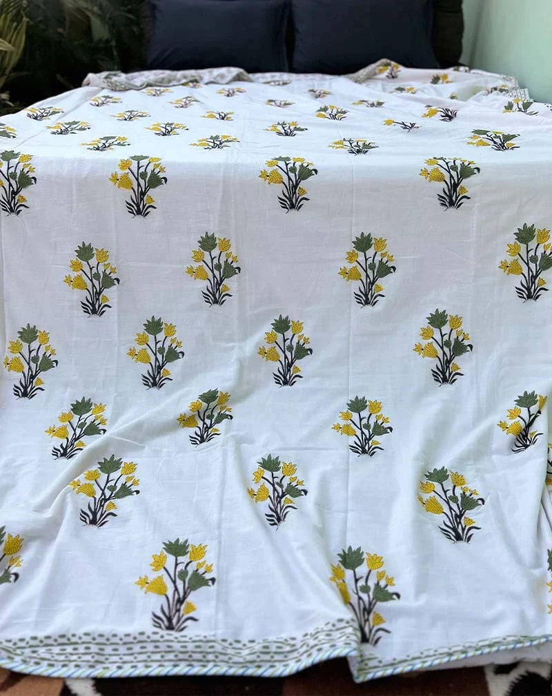 Organic Mulmul Cotton Dohar AC Blanket - Harpi