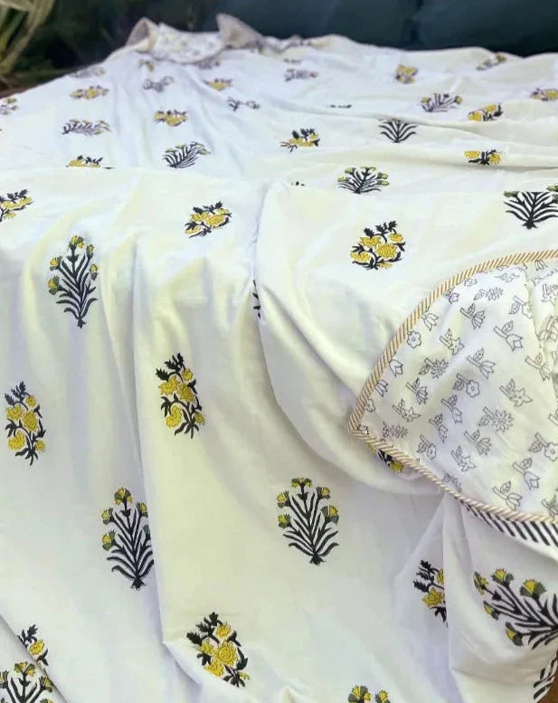 Organic Mulmul Cotton Dohar AC Blanket - Hibiscus