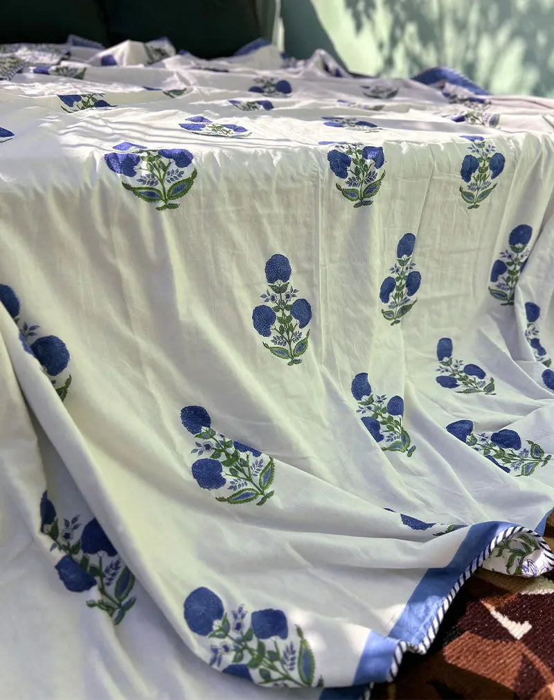 Khawab Hand Block Print Cotton Dohar AC Blanket