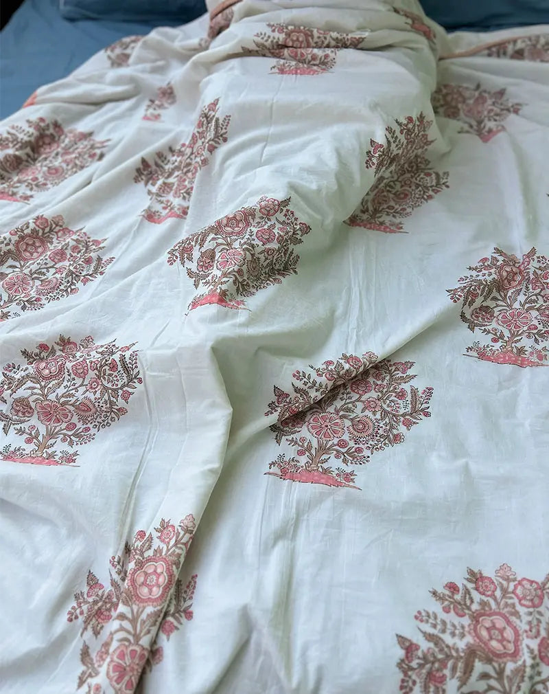 Khayali Hand Block Print Cotton Dohar AC Blanket
