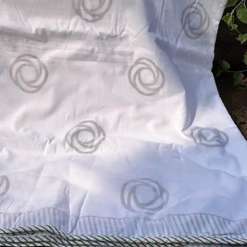 Loom Earth™ Hand block Organic Muslin Cotton Dohar