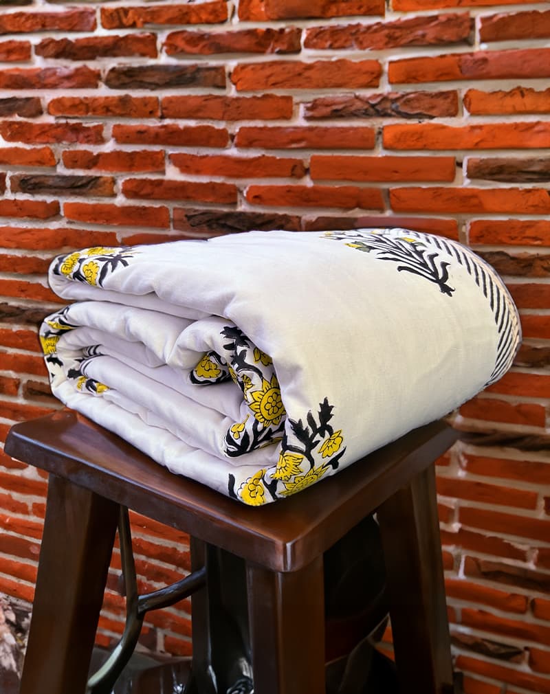 Organic Mulmul Cotton Dohar AC Blanket - Hibiscus