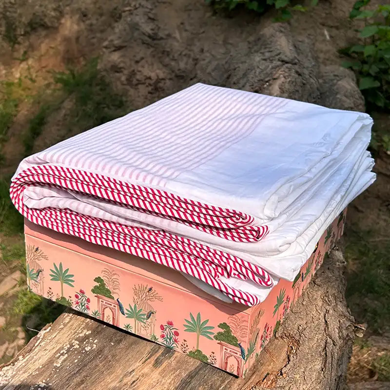 Paradise Hand block Organic Muslin Cotton Dohar
