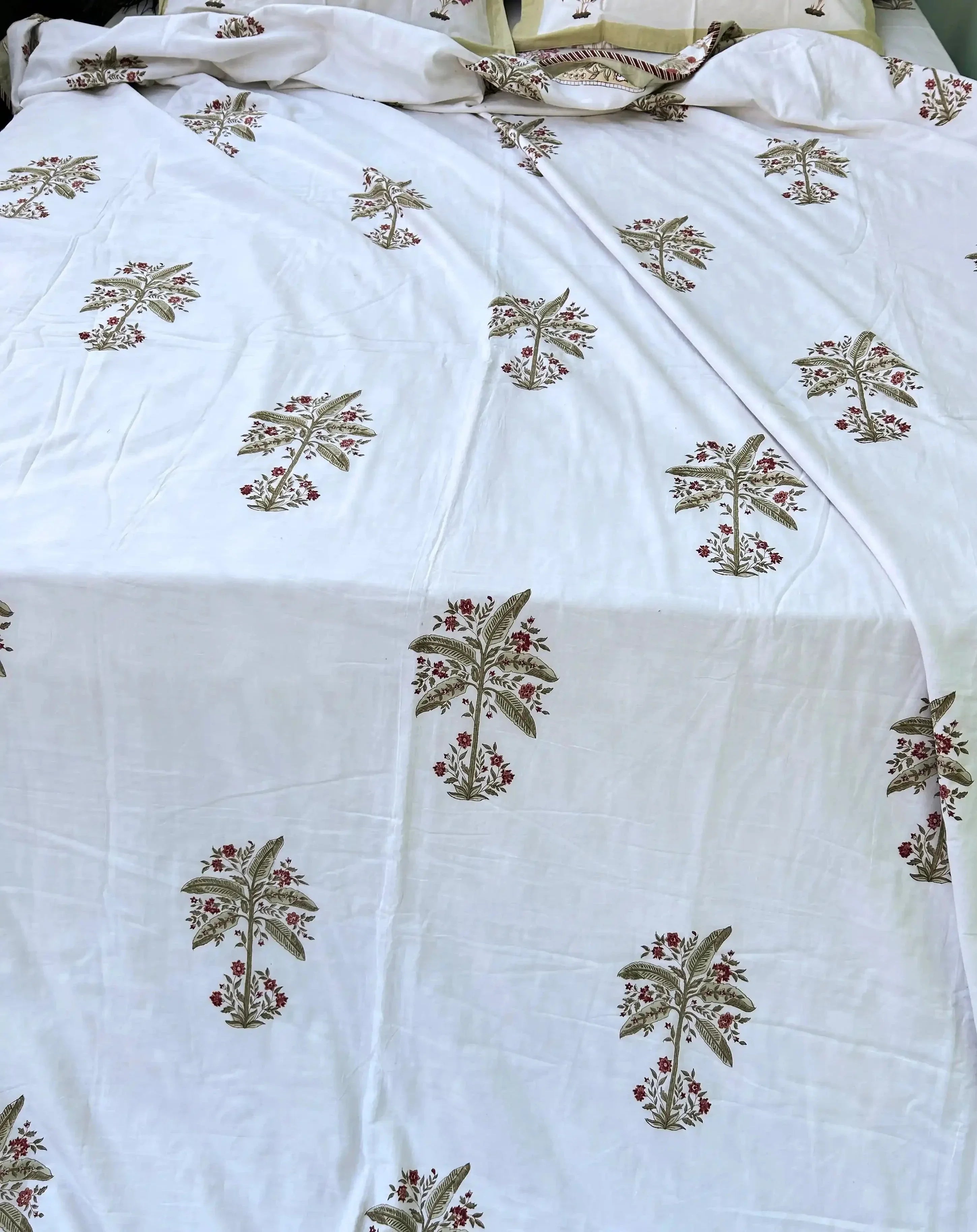 Organic Handmade Summer Blanket - Palm