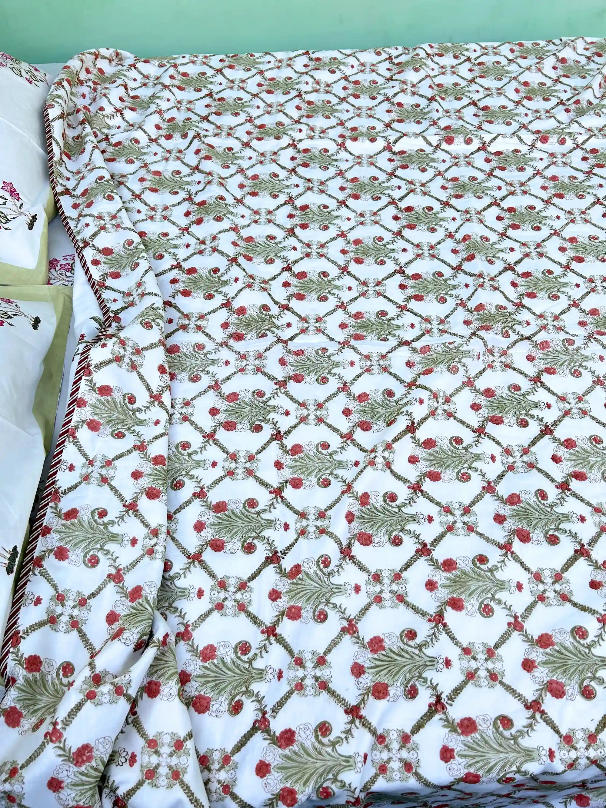 Organic Handmade Summer Blanket - Petal