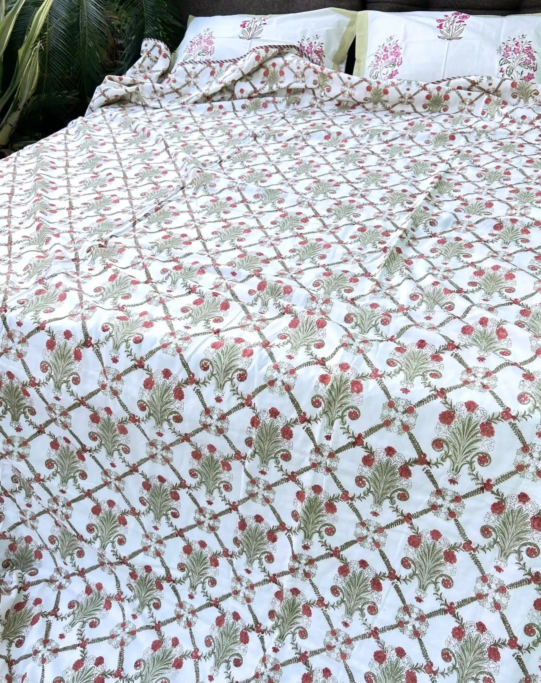 Organic Handmade Summer Blanket - Petal